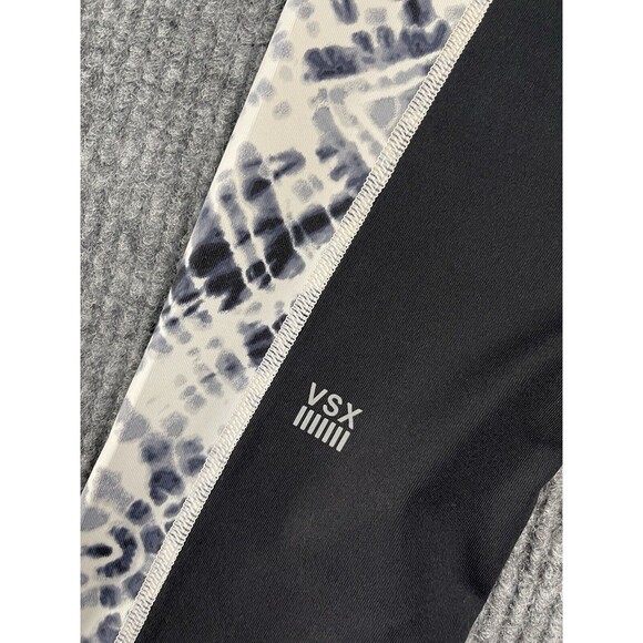 Victorias Secret VSX Sport Collant Knockout Tights Women Medium Regular Tie Dye - Picture 6 of 9